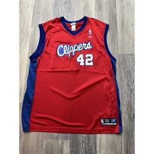 Vintage Y2K Los Angeles Clippers Elton Brand NBA Reebok Jersey Size 2XL
